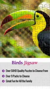 Birds Jigsaw Free - Collection Of Unique Puzzle Pics Of Falcons & Penguins screenshot #1 for iPhone