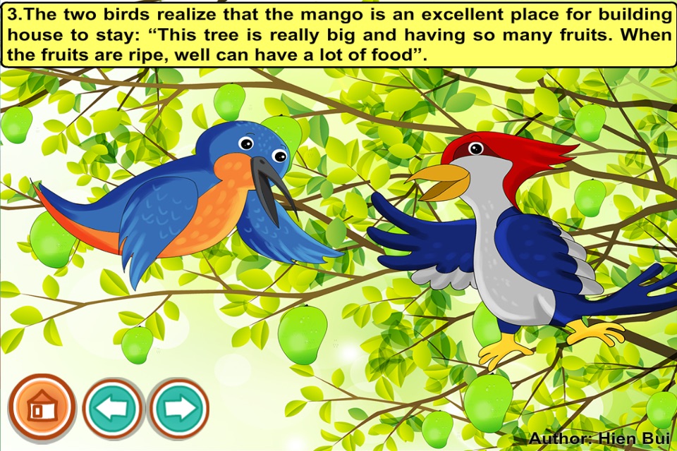Kingfisher and woodpecker (story and games for kids) screenshot 4