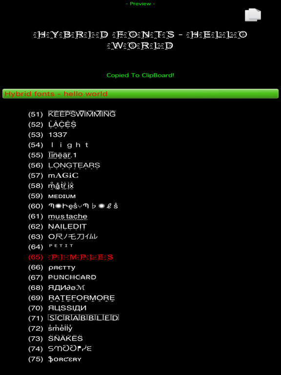 Screenshot #5 pour Hybrid Fonts : ⓒⓞⓞⓛ Text Fonts