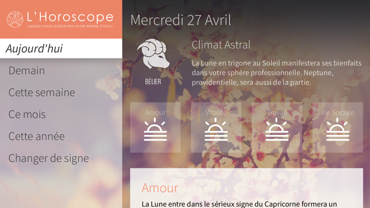 Screenshot #2 pour L'Horoscope