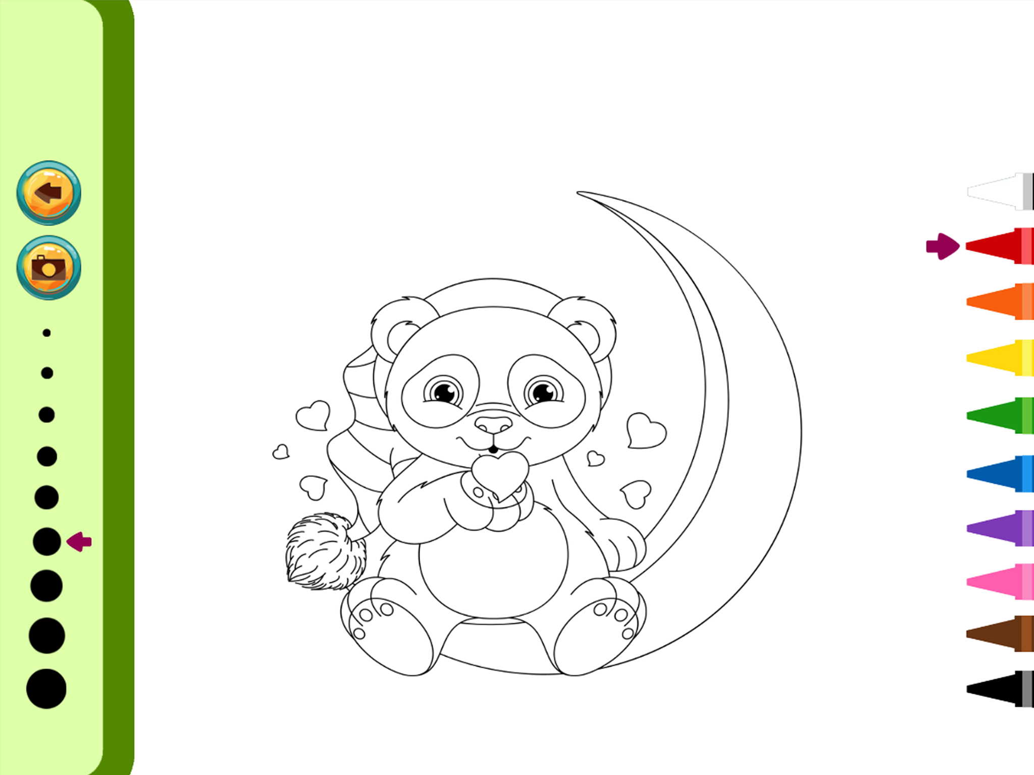 Panda Coloring Book - Painting Game for Kids screenshot 6