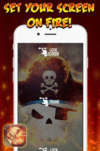 Fire Skull Wallpapers & Themes – Spooky Skeleton Backgrounds for Lock and Home Screen screenshot 4