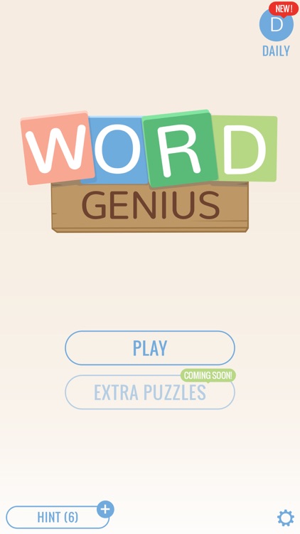 Word Genius: Train your brain hidden word puzzler