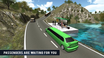 Screenshot #2 pour Up Hill Limo Off Road Car Rush