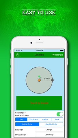 Mobile Locator for WhatsApp, coordinates of the location to send to your contactsのおすすめ画像1