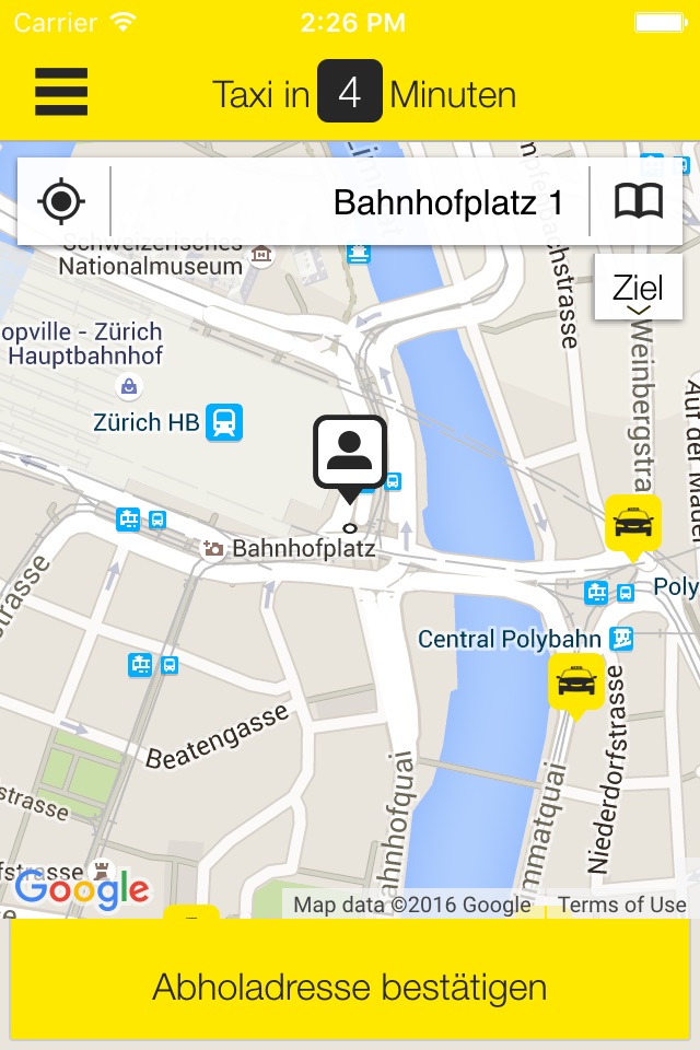Taxi 7x7 Zürich screenshot 3