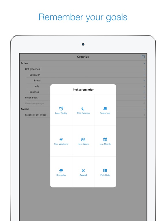 Screenshot #6 pour Organize - Thought Tracker