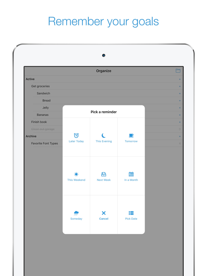 Organize - Thought Tracker