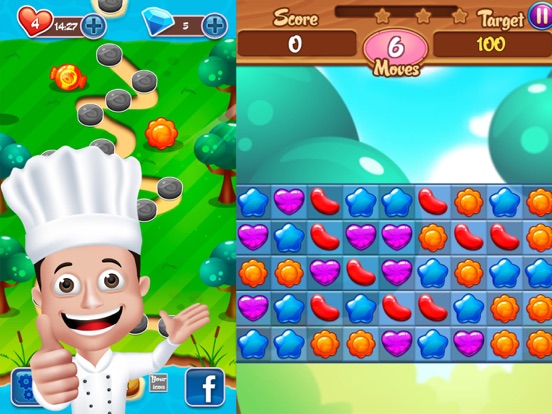 Jelly 3 Match iPad screenshot