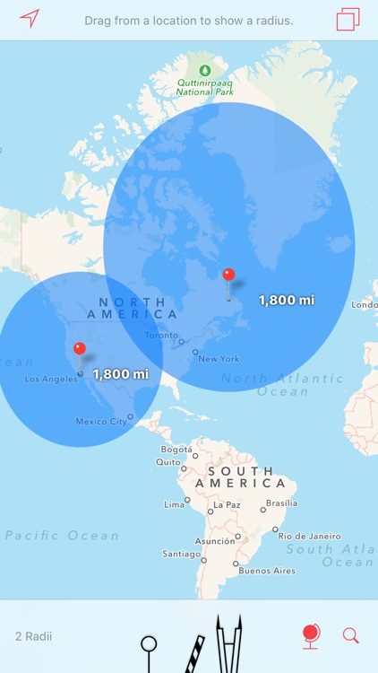 Maps Studio – Measure Distances, Areas and Radii