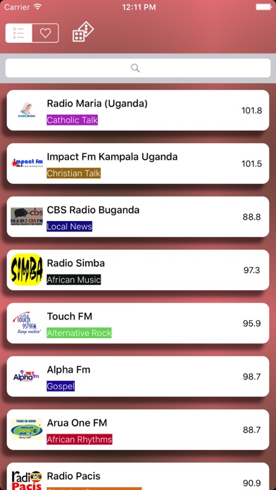 Uganda Radio Live Free iPhone screenshot 1 - Music app