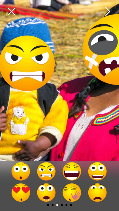 Screenshot #1 pour Emoji Me - FREE Funny Smiley Emoticon Stickers Photo Editor