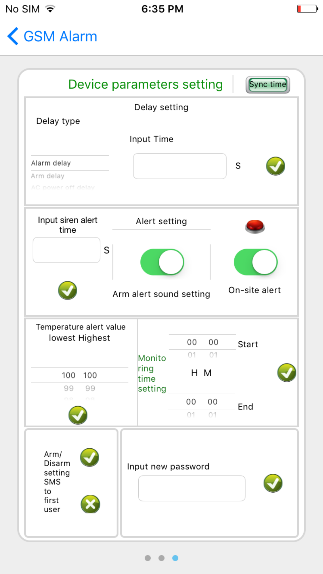 GSM Emergency call alarm system