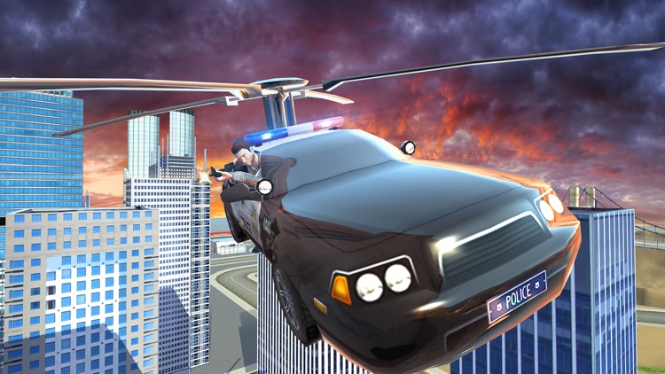 Flying Police Car Gangsters LA - All in One Prison Sniper & Flying Car helicopter