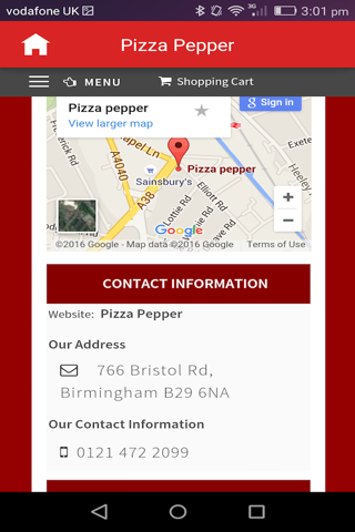 Pizza Pepper,  Selly Oak screenshot 2