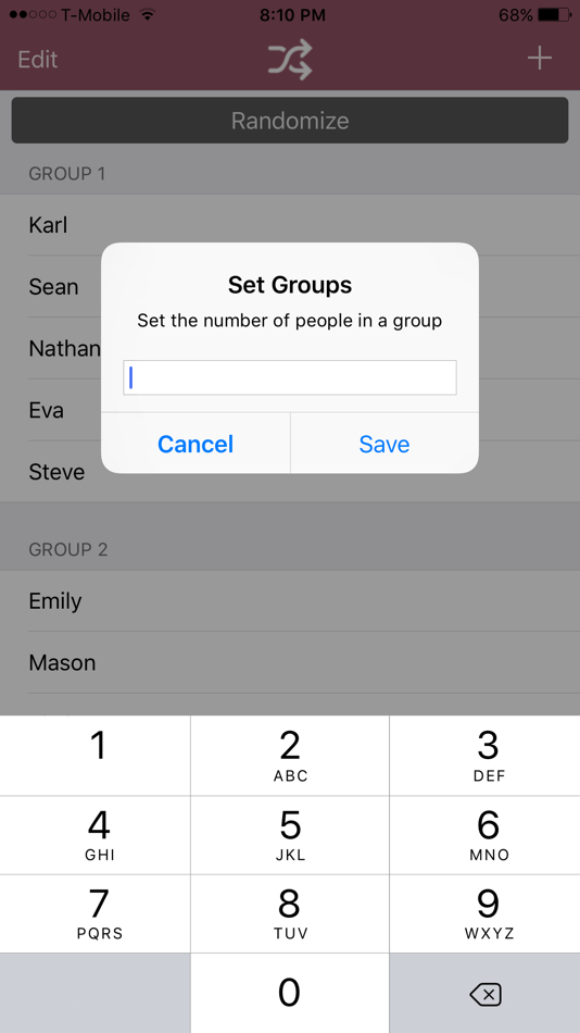 #4. Pair Randomizer (iOS) 由: Emily Mearns