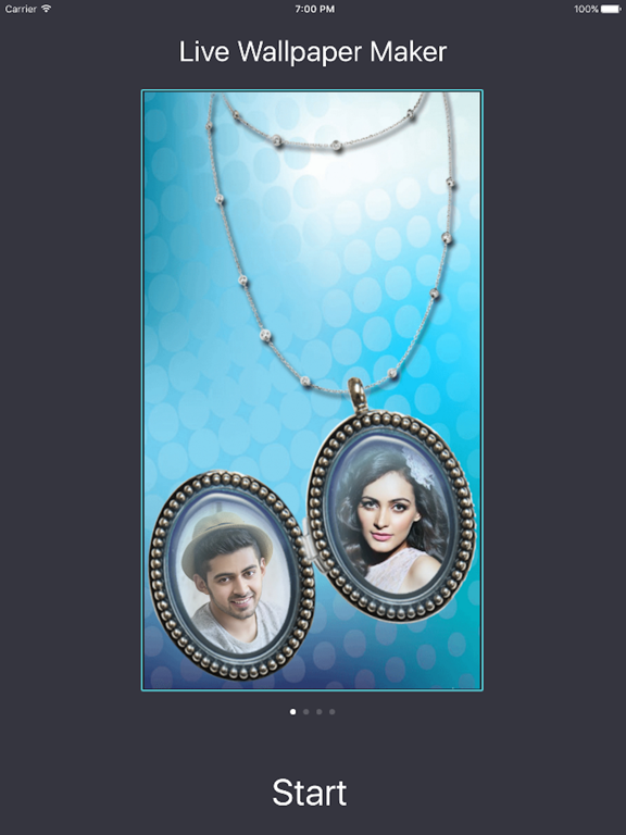 Screenshot #5 pour Live Wallpapers - Live Love Locket Wallpapers 2016