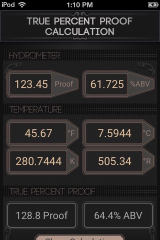 Alembic - TTB Table Calculator screenshot 2