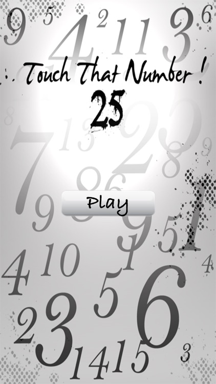 Touch the Numbers - Brainie Numbers Game