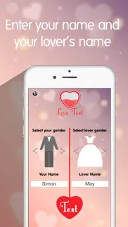 love test 2016 - name compatibility tester calculator iphone screenshot 1