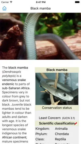 Game screenshot CHI Encyclopedia of Snakes hack