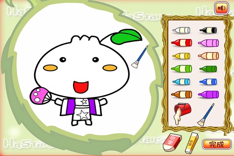 宝贝着色板 - 幼儿画画启蒙，认动物游戏 screenshot 4