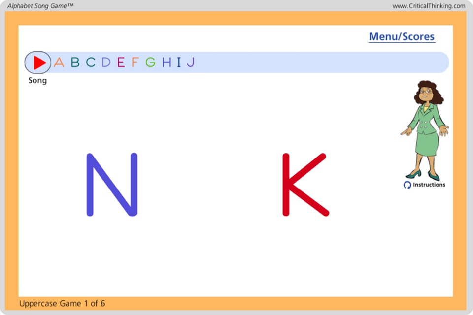 Alphabet Song Game™ (Free) - Letter Names and Shapes screenshot 2