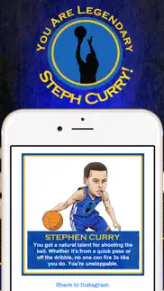 which player are you? - warriors basketball test iphone screenshot 2