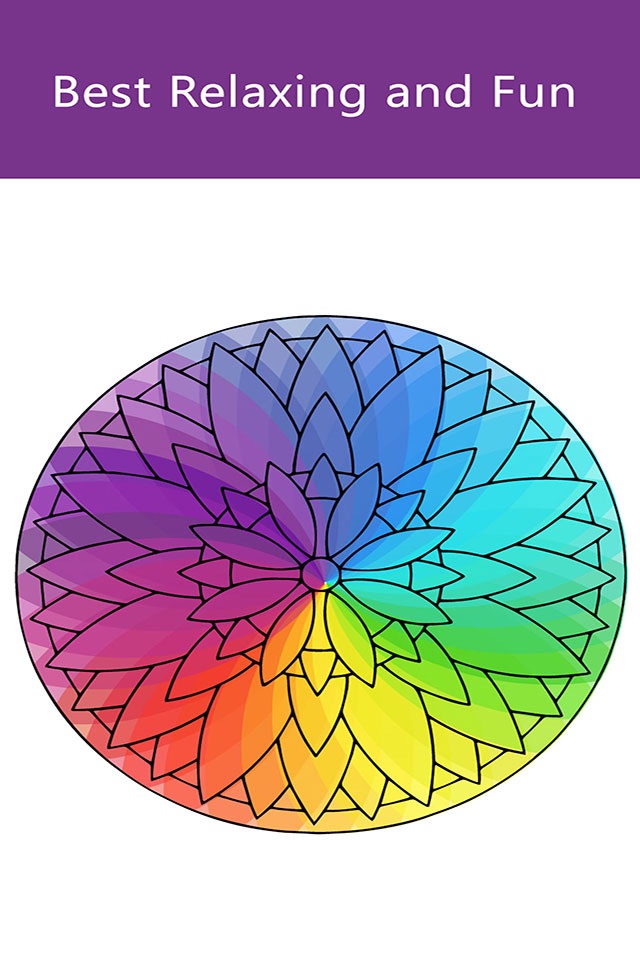 Mandala Coloring Book Paint Games For Adults and Girls Mandela Coloring Free Games For Grown Ups screenshot 3