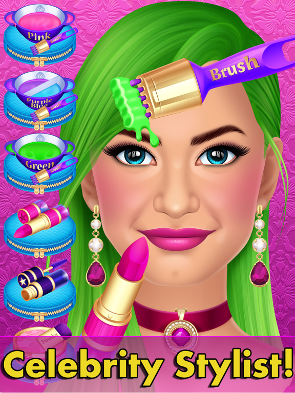 Screenshot #5 pour Celebrity Fashion Makeover Salon - Spa Kids Games