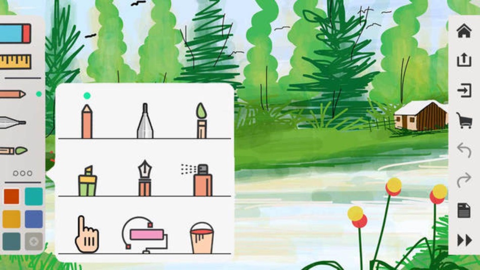 iDraw Studio - Sketch, Paint, Doodle & Art - 1.0 - (iOS)