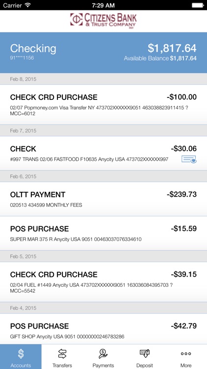 Citizens Bank & Trust Company Mobile App screenshot-3