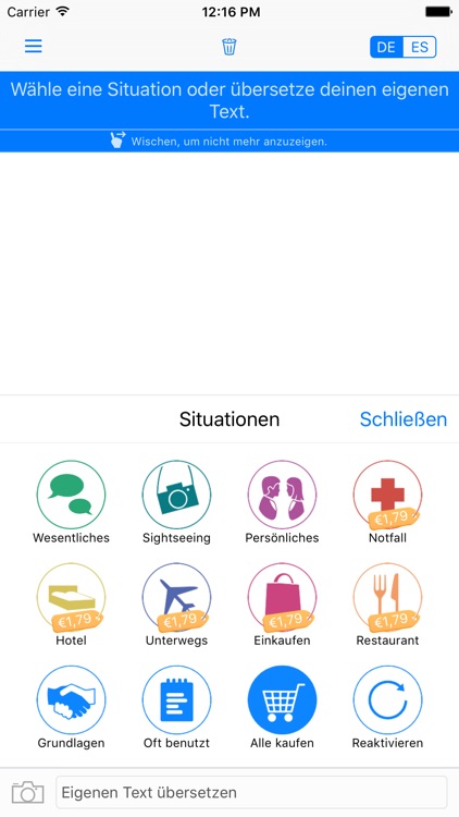 Yocoy: Intelligenter Übersetzer Deutsch-Spanisch