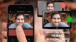 Game screenshot Record 16:9 HD in Portrait - Touch Record Camera apk