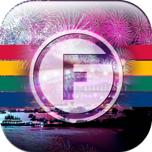 Font Shape Fireworks : Text Mask Wallpaper Themes Fashion Pro icon