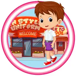 Supermarket Boy School Shopping - Learn to buy uniform, lunchbox & shoes in crazy Super market app icon