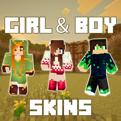 New Girl & Boy Skins Lite - Best Ultimate Collection for Minecraft Pocket Edition Icon