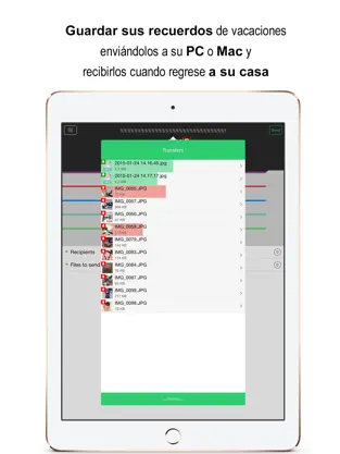 Captura de Pantalla 1 Transferir archivos, Enviar archivos grandes de videos, Compartir rápido y seguro por yooSEND fotos desde y hacia cualquier ordenador iphone