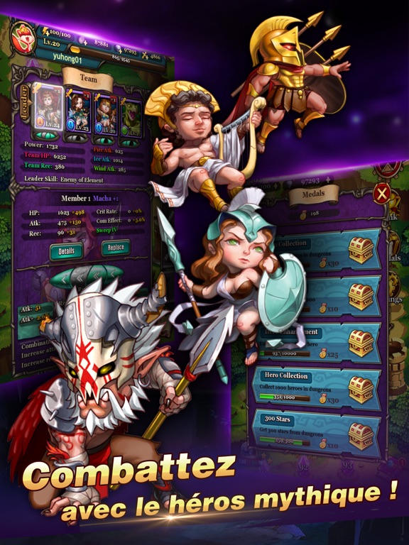 Screenshot #6 pour Puzzle & Heroes