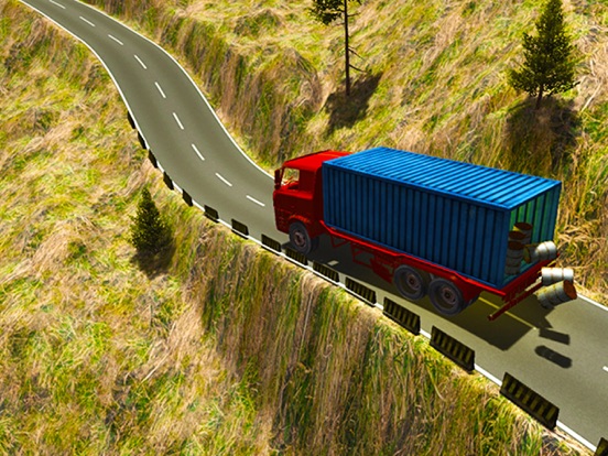 Transport Truck Cargo Trailer Transporter Sim iPad screenshot