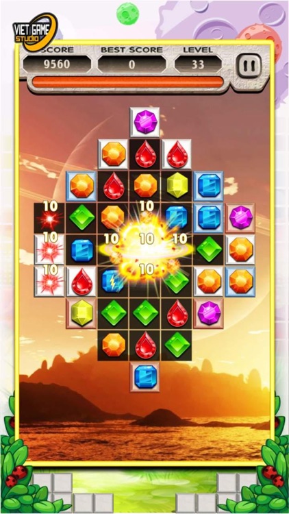 Explosion Jewel 2016 Star World Puzzle Adventure Edition classic screenshot-4