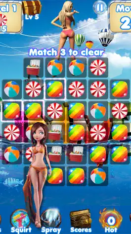 Game screenshot Beach Adventure Heroes - Crush gummy candy to save the Hawaiian Tropics! mod apk