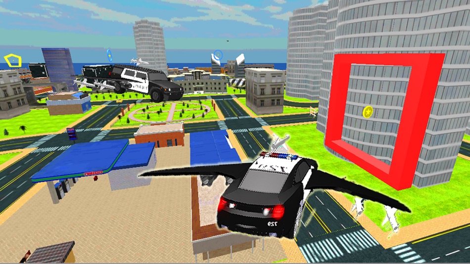Flying Police Car 3D Driver – Reckless Chasing of Mafia Gangster Auto - 1.0 - (iOS)
