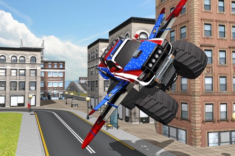 Flying Monster Truck Driver 3d simulator screenshot 3