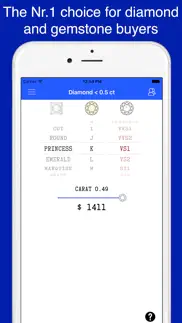 diamond and gem price guide iphone screenshot 1