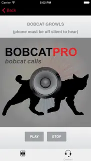 real bobcat calls - bobcat hunting - bobcat sounds iphone screenshot 2