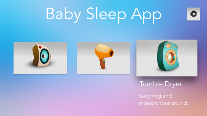 Screenshot #2 pour Hairdryer App - Baby Calming and Sleeping-Aid
