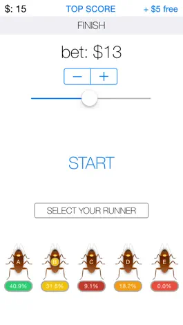Game screenshot running roach apk