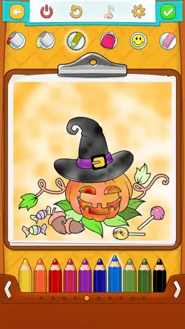 Game screenshot Halloween Coloring Sheets apk