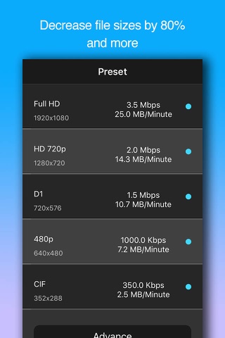 Video Compressor Gold - Shrink videos, compress photos to free the space screenshot 3